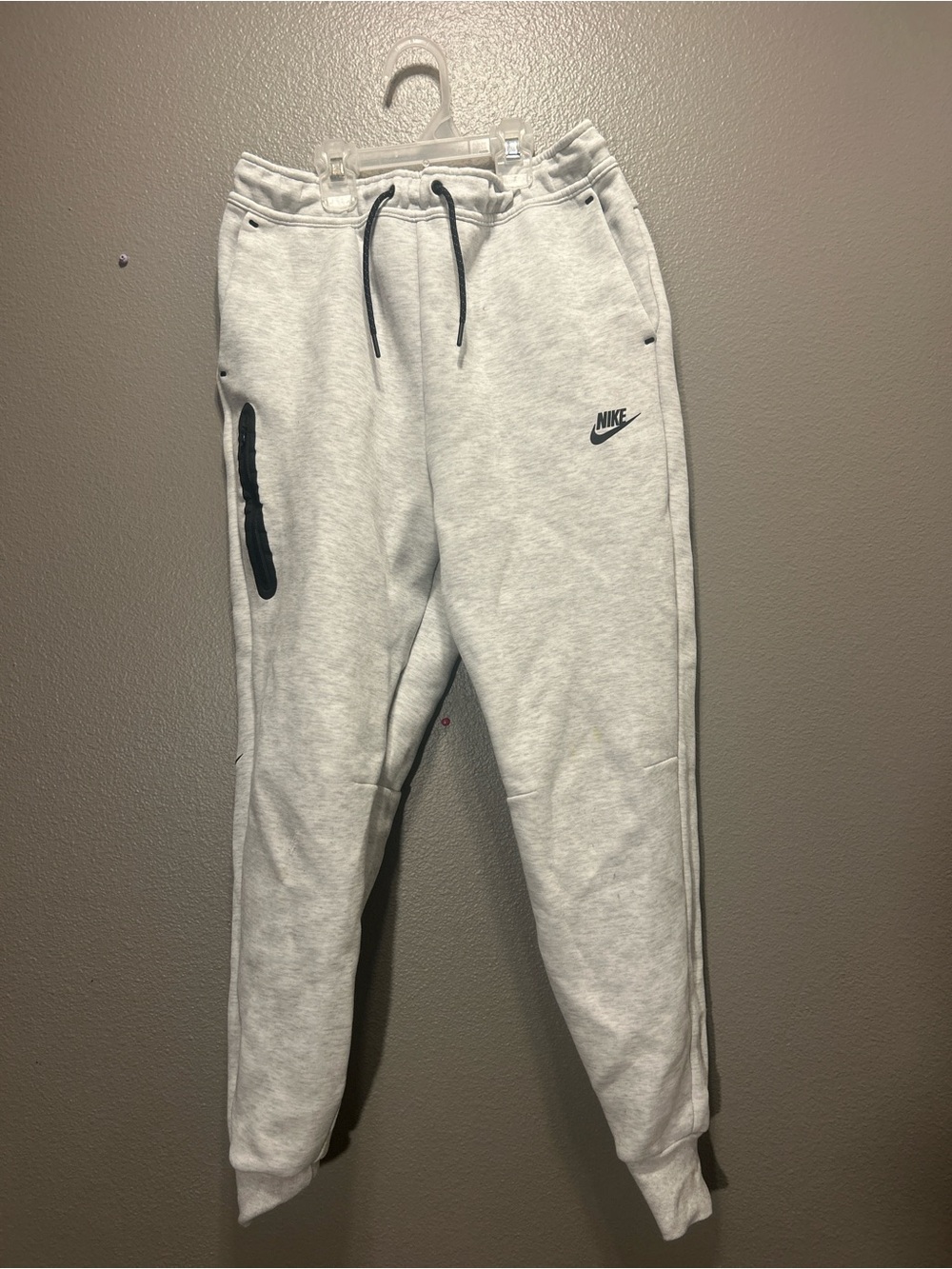 Nike Boys Tech Fleece Joggers Gray Sweatpants Size Large L[+] 14-16